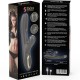  VIBRADOR  HITECH RABITT POR ONDAS CLITORIALES Y  DOBLE PINCHING NEGRO - IBIZA 