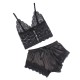 PIJAMA SEXY SATEN Y  ENCAJE NEGRO L/XL - SUBBLIME  953942