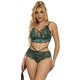 SUJETADOR + PANTIES ENCAJE VERDE L/XL - SUBBLIME  954093