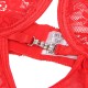 BABYDOLL DE ENCAJE CON TIRANTES AJUSTABLES ROJO L/XL - SUBBLIME  954215