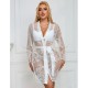 CAMISÓN DE MANGA LARGA CON DISEÑO FLORAL BLANCO S/M - SUBBLIME  954369