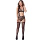  CELESTE LC 20246 SUJETADOR + LIGUERO + PANTY NEGRO S/M - LIVCO CORSETTI FASHION 