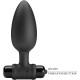  VIBRA BUTT PLUG 2 PLUG ANAL 10 VIBRACIONES NEGRO - PRETTY LOVE 