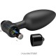  VIBRA BUTT PLUG 2 PLUG ANAL 10 VIBRACIONES NEGRO - PRETTY LOVE 