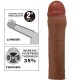  CHANE FUNDA PARA PENE CON EXTENSIÓN DE 5 CM MULATO - PRETTY LOVE 