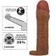  HANI FUNDA PARA PENE CON EXTENSIÓN DE 5 CM MULATO - PRETTY LOVE 