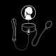 Bondage, collar bondage inflable con tirador - Fetish Submissive