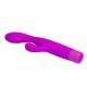 Jene vibrador doble estimulación para punto G y clítoris morado - Pretty Love