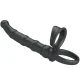 Tatum anillo vibrador pene con plug 10 vibraciones negro - Pretty Love