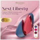 Womanizer Next Liberty estimulador de clítoris 3D Pleasure air Azul/rojo