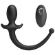 Vibrador anal y perineal con control remoto inalámbrico negro - Mr Play