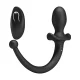Vibrador anal y perineal con control remoto inalámbrico negro - Mr Play