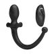 Vibrador anal y perineal con control remoto inalámbrico negro - Mr Play