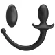 Vibrador anal y perineal con control remoto inalámbrico negro - Mr Play