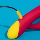 ROMP Jazz vibrador rabbit recargable rojo
