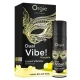 Dual Vibe! Lemon Gin and Tonic gel íntimo besable efecto vibrante 15 ml - Orgie