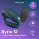 We-Vibe Sync 2 vibrador ajustable para parejas verde terciopelo