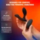 Arcwave Perk masajeador prostático vibrador con doble motor y control remoto negro