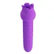 Dannell vibrador con estimulación oral y clitoral recargable morado - Pretty Love