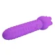 Dannell vibrador con estimulación oral y clitoral recargable morado - Pretty Love