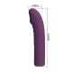Ryland vibrador recargable 10 funciones morado - Pretty Love