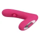 Duden vibrador de silicona recargable 12 modos de vibración y 3 modos de balanceo rosa - Pretty Love