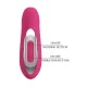 Duden vibrador de silicona recargable 12 modos de vibración y 3 modos de balanceo rosa - Pretty Love