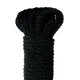 Cuerda de seda Deluxe negra 9,75 m - Fetish Fantasy Series