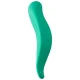 ROMP Wave vibrador estimulador de clítoris forma ergonómica verde agua