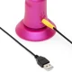 ROMP Jiggle vibrador up and down con ventosa rosa