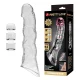 Funda extensora para pene ajustable 28 cm Ø 4,5 cm color transparente - Pretty Love