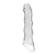 Funda extensora para pene ajustable 28 cm Ø 4,5 cm color transparente - Pretty Love