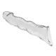 Funda extensora para pene ajustable 28 cm Ø 4,5 cm color transparente - Pretty Love