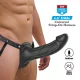 London arnés universal con dildo Strap-On de silicona negro 16,8 cm - Pretty Love