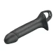 London arnés universal con dildo Strap-On de silicona negro 16,8 cm - Pretty Love