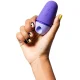 ROMP Free x estimulador de clítoris con tapa 10 niveles recargable morado