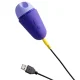ROMP Free x estimulador de clítoris con tapa 10 niveles recargable morado