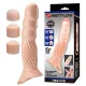 Funda para pene texturizada con extensores - Pretty Love
