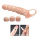 Funda para pene texturizada con extensores - Pretty Love