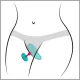 We-Vibe Moxie+ vibrador para braguitas con clip magnético agua