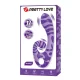 Summer vibrador doble con asa 19 cm Ø 3,5 cm morado - Pretty Love