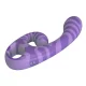 Summer vibrador doble con asa 19 cm Ø 3,5 cm morado - Pretty Love