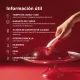 LELO Mona Spectra masajeador íntimo con luz roja recargable APP control