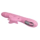 Bella vibrador rabbit con estimulación mariposa y LED rosa - Pretty Love