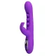 Sabien vibrador rabbit con estimulación por Golpeteos y LED morado - Pretty Love