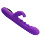 Sabien vibrador rabbit con estimulación por Golpeteos y LED morado - Pretty Love