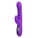 Sabien vibrador rabbit con estimulación por Golpeteos y LED morado - Pretty Love