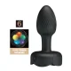 Plug anal vibrador 10 modos recargable negro - Pretty Love