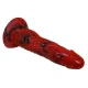 Minotaur dildo fantasía con ventosa 21 cm Ø 5 cm rojo y negro - Power Monsters