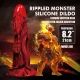 Minotaur dildo fantasía con ventosa 21 cm Ø 5 cm rojo y negro - Power Monsters